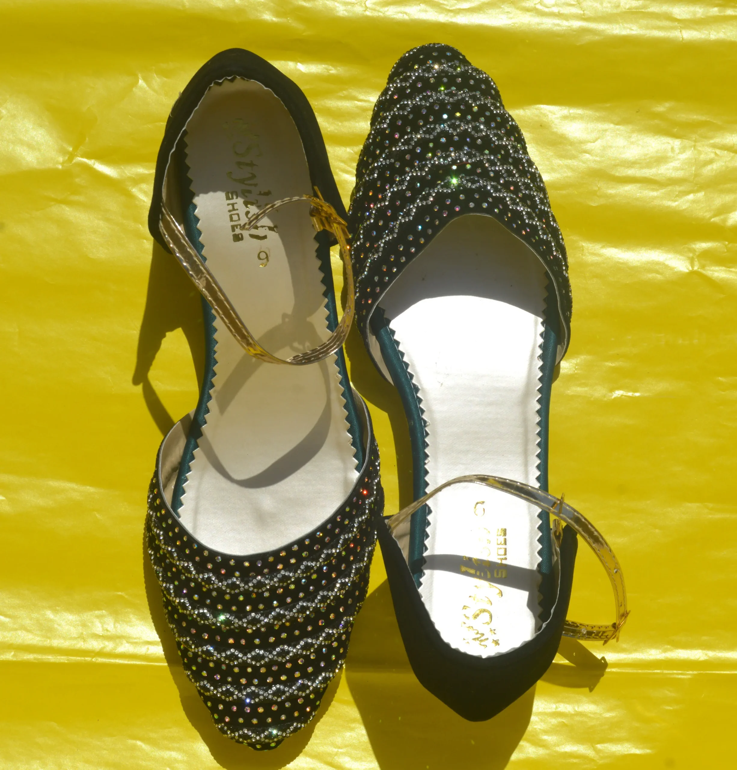 Black Fancy Heel-01 - Image 3